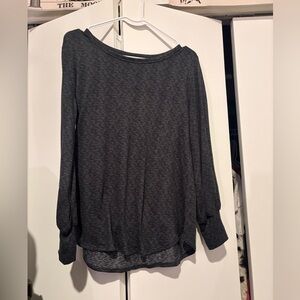 Maurices Dark Gray Long Sleeve Top